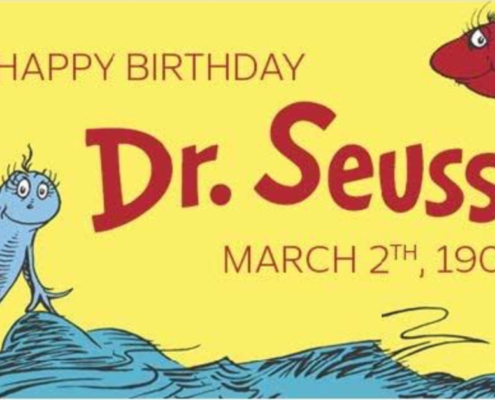 happy birthday Dr. Suess birthday banner