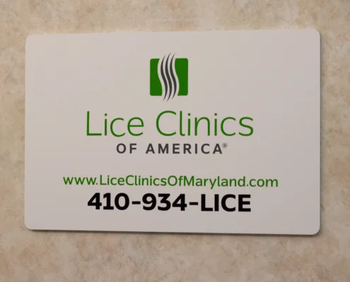 Lice Clinics of Maryland sign
