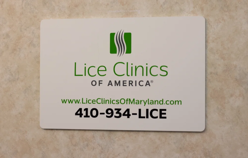 Lice Clinics of Maryland sign